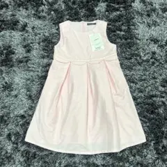 BEBE タグ付き ピンク ノースリーブ ワンピース 120cm 訳あり