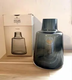 【新品未使用】ホルムガード フローラ ベース 12cm スモーク 花瓶