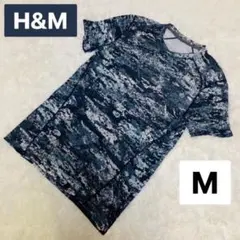 H&M 迷彩 ランニング シャツ 速乾 マラソン スポーツ エイチアンドエム