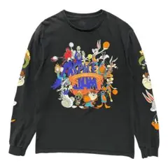 スペースジャム ルーニーテューンズ キャラクター コットン 長袖Tシャツ ロンT