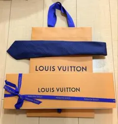 t*y様 LOUIS VUITTON ネイビー ネクタイ ギフトボックス付きのサムネイル