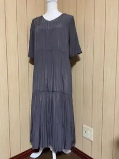 GLOBALWORK グレー 半袖 シャツワンピース フリー　試着のみ