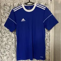adidas climalite 青 サッカーシャツ