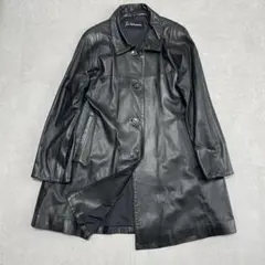 Fur Nakamura シープレザーコート ブラック　ビンテージ　羊革