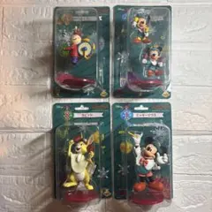 ［未開封］ディズニー クリスマス　オーナメントくじ　2019 4体まとめ売り