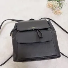 フルラ　FURLA　レザー　ミニリュック　黒のサムネイル
