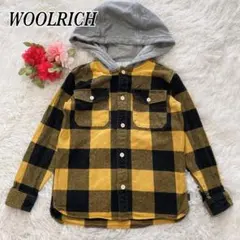 ウールリッチ WOOLRICH キッズ チェックシャツ 人気フード付き