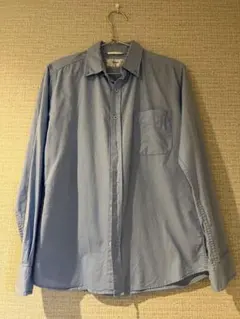 ikka 長袖シャツ ライトブルー Sサイズ　メンズ