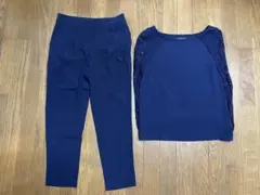 【美品】 値下げ　パンツドレス 上下セット Sサイズ　フォーマル