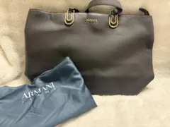 Armani Jeans グレー トートバッグ 保存袋付き