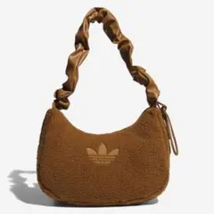 adidas ボアショルダーバッグ ブラウン