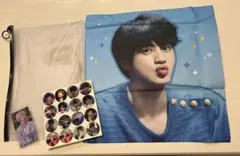 BTS ジンのスローガン&ステッカー&写真
