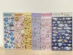 サンリオキャラクターズ シール 6種セット