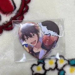 守沢千秋　ハート缶バッジ　返礼祭