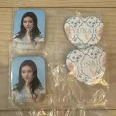 ILLIT YUNAH 缶バッジ 2種セット