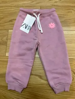 新品未使用 zara baby パンツ ピンク 花