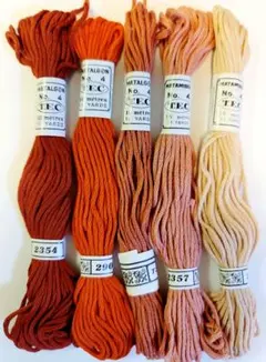 8006 T.E.C マタルボン 刺繍糸 4番 5束