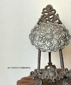 【英国】アンティーク ハンドメイド シルバー プレート 銀メッキ 壁掛けミラー
