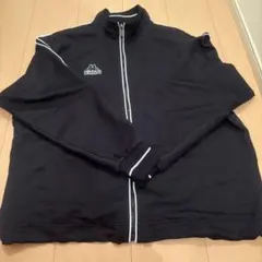 Kappa ブラック ジップアップジャージ