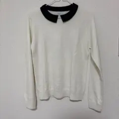 襟付きニット 長袖