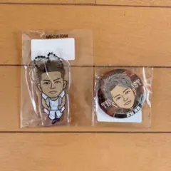 武知海青 クリアチャーム 缶バッジ セット
