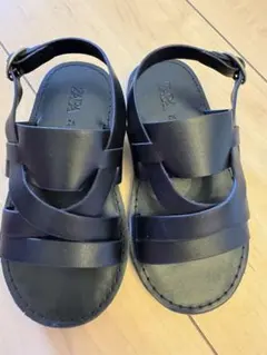자라 키즈 샌들 블랙 24 사이즈 15cm