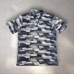 美品 PUMA Golf ポロシャツ 総柄