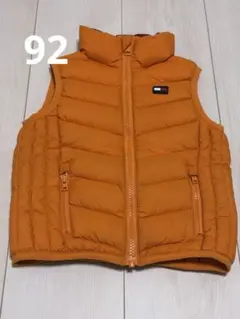 TOMMY HILFIGER ダウンベスト 92cm オレンジ