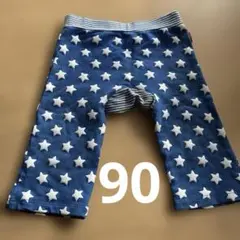 ミキハウス ホットビスケッツ 男の子 半ズボン 車 ブルー 90サイズ