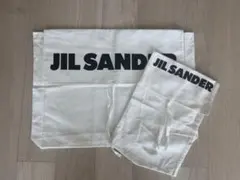 【JIL SANDER】ロゴ入り 布製ショッパー　大小２枚セットのサムネイル