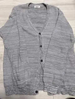 NAVY グレー カーディガン XL