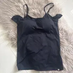 インベルmig3脇パット付き黒キャミソール