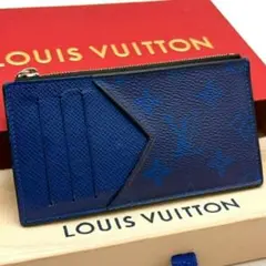 箱付き★ルイヴィトン タイガラマ コインカードホルダー コバルト コインケース