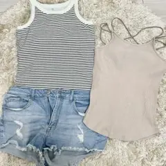 今だけ値下げ中！3点セット ショートパンツ キャミソール タンクトップ