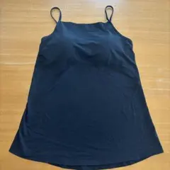 UNIQLO×マメクロゴウチ　ブラカップ付きキャミソール　ブラックXL