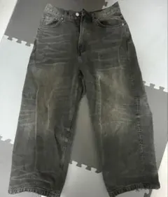 H&M スーパーバギーデニムパンツ 31/30