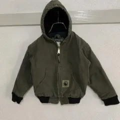 90s Berne ダック　アクティブジャケット　kids 120 モス