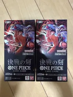 ワンピースカードゲーム 決戦の刻 2BOX テープカット - メルカリ