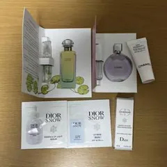 Dior CHANEL HERMES 試供品 香水 クリーム 日焼け止め