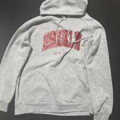 BROOKLYN NEW YORK ロゴ パーカー グレー ストリート