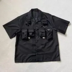 prada 90s ナイロンシャツブルゾン 長袖シャツ Yahoo!オークション - 【美品】PRADA プラダ ナイロンシャツ