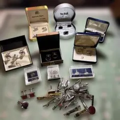 遺品整理 カフスボタン 片方もペアもまとめ売り 約114g（18kgfあり