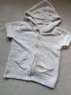 ジェラートピケ　フード付き部屋着　半袖