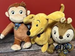おさるのジョージ ぬいぐるみ　3点