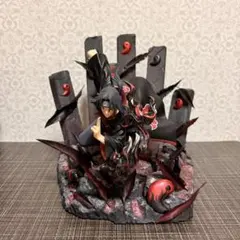 S*o様 【一点物】NARUTO うちはイタチ　リペイントフィギュア　自作台座のサムネイル
