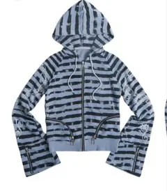 cozy worldwide zip foodie black y2kグランジ - メルカリ