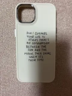 iPhone用ケース メッセージデザイン ストラップ付き