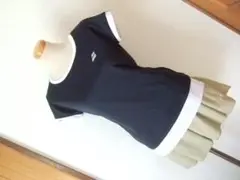 新品●バボラ Babolat ショートスリーブシャツ　ゲームシャツ●Ｌ/紺
