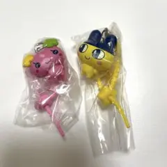 たまごっち　カプセルトイ　カラフルマルチチャーム　まめっち　ふらわっち