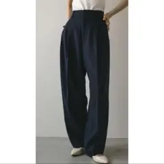 タックパンツ ワイドパンツ